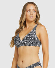 Load image into Gallery viewer, Calcutta D/E Longline Bikini Top - S