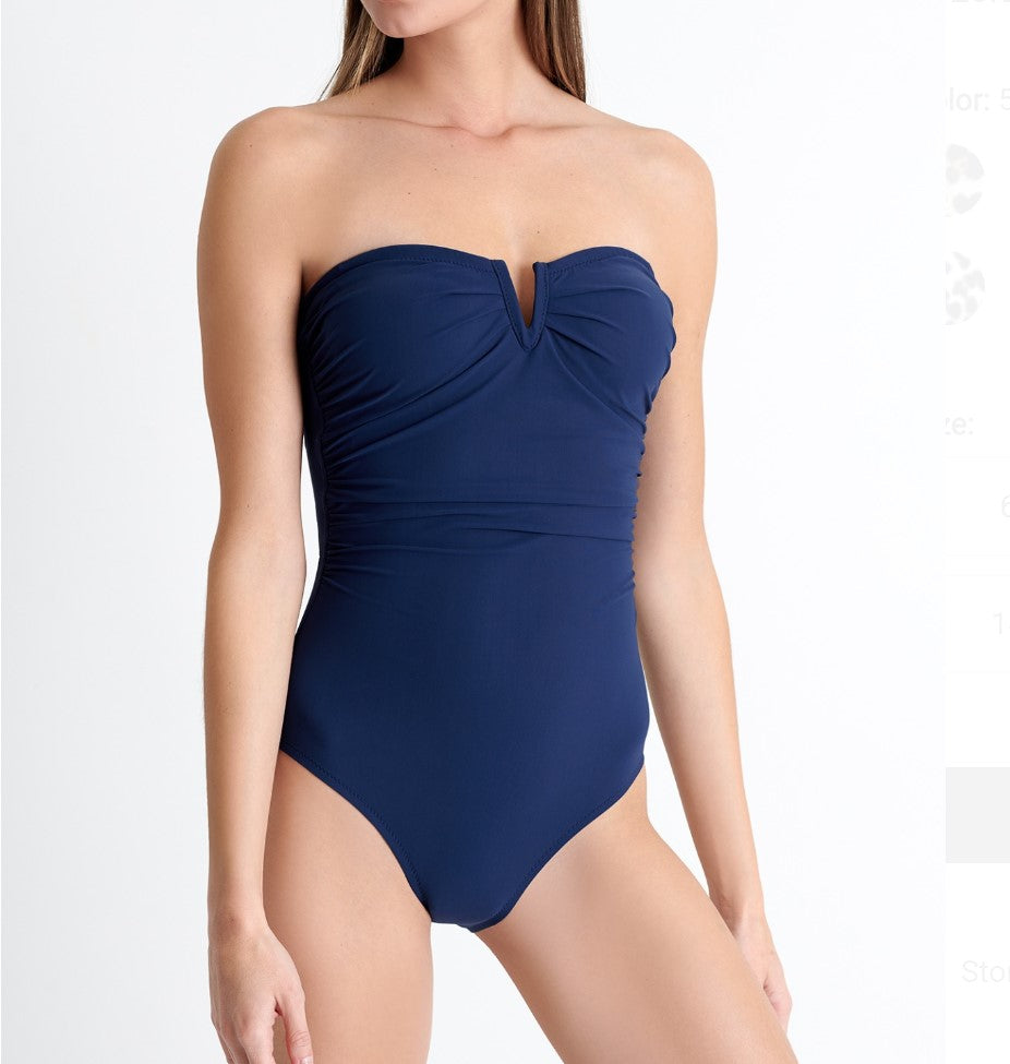 Brooklyn Bandeau One-Piece Swimsuit (6, 10, 14) – Lingerie D'Amour