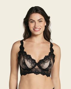 Leonisa Lace Bustier Bralette with Underwire - 34B