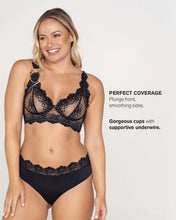 Load image into Gallery viewer, Leonisa Lace Bustier Bralette with Underwire - 34B
