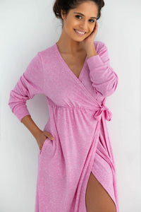 Pinkey Front Opening Dressing Gown -L/XL