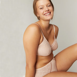 True Lace full-coverage bra, Chantelle, Shop Unlined Bras & Bra Tops For  Women Online