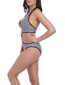 Gatsby Cut Out Halter One Piece - 36F