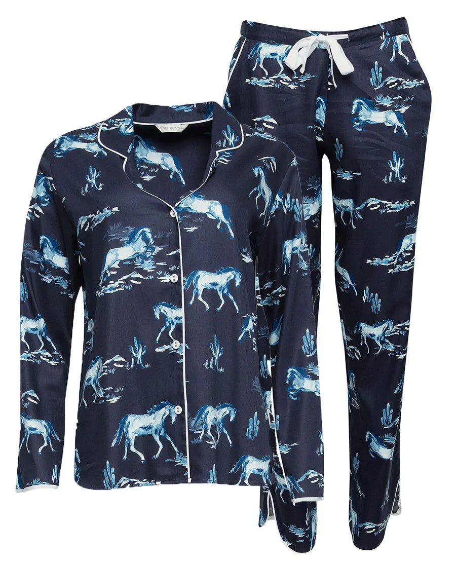 Verity Horse Print PJ Set - XS, L, XL