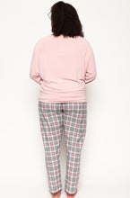 Load image into Gallery viewer, Jessica Slouch Top Long Pant PJ Set - M, L

