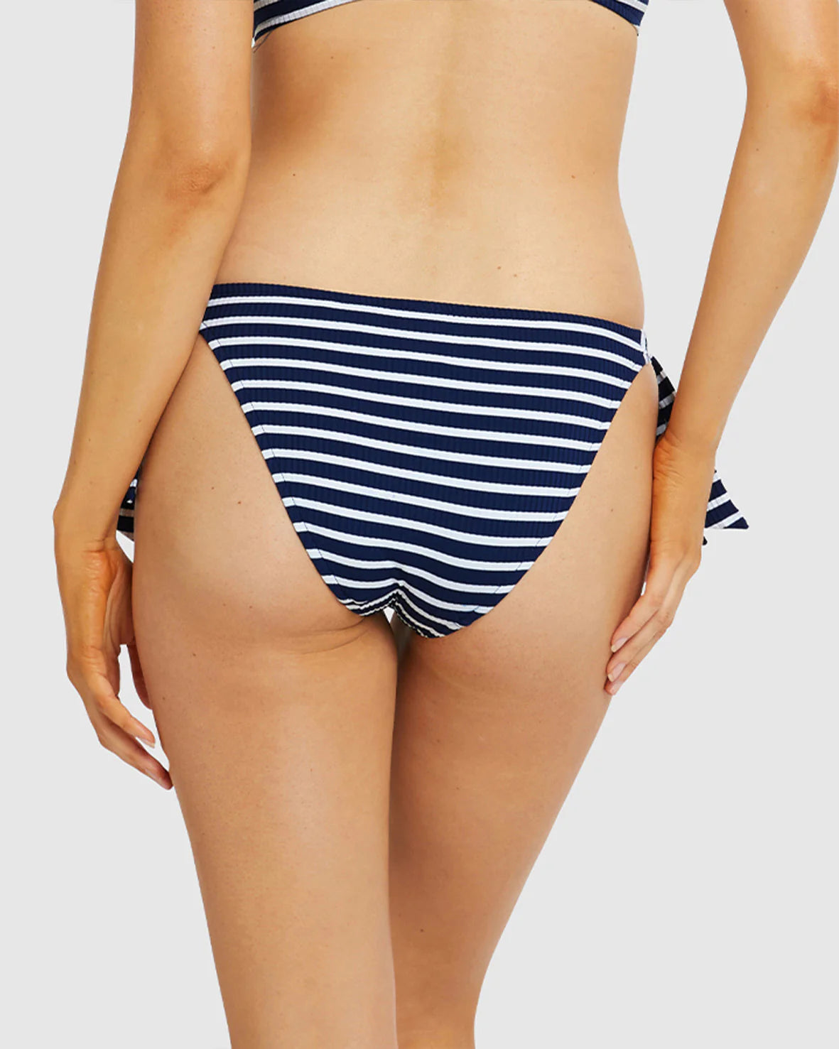 Shop Plain Swim Bikini Briefs with Tie-Up Detail Online