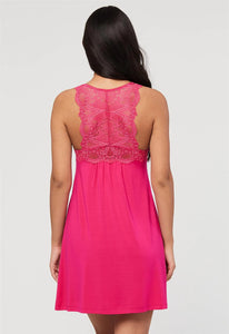 Belle Epoque Lace T-Back Chemise (with Bra Pockets)