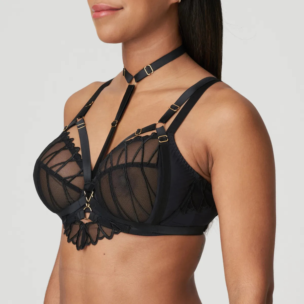 High Impact Action Bra With Clasp Tulip Wood