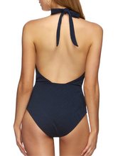 Load image into Gallery viewer, Clarity High Neck Plunge One Piece - 8, 12, 14
